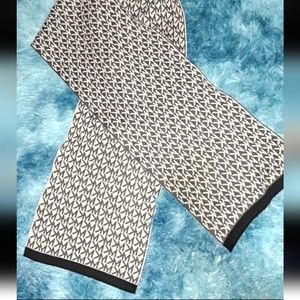 Michael Kors Gray MK Logo Scarf
